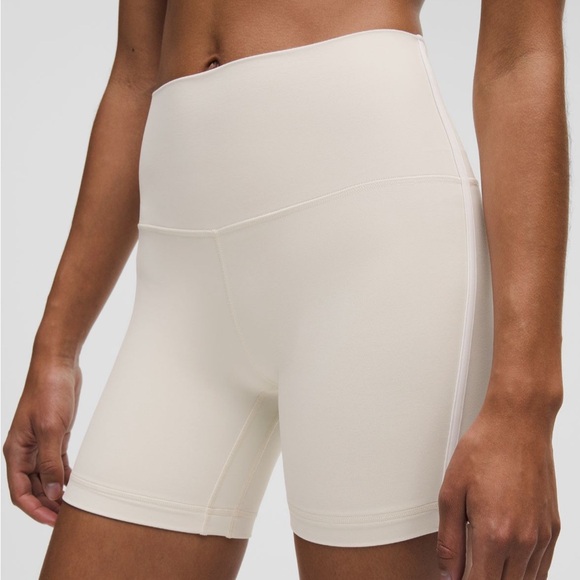 lululemon athletica Pants - NWT Lululemon Align High-Rise Side-Stripe Short 6"
Light Ivory / White